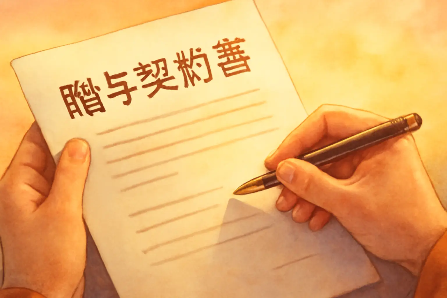 贈与契約書とは?作成する4つのメリットと必要性を解説