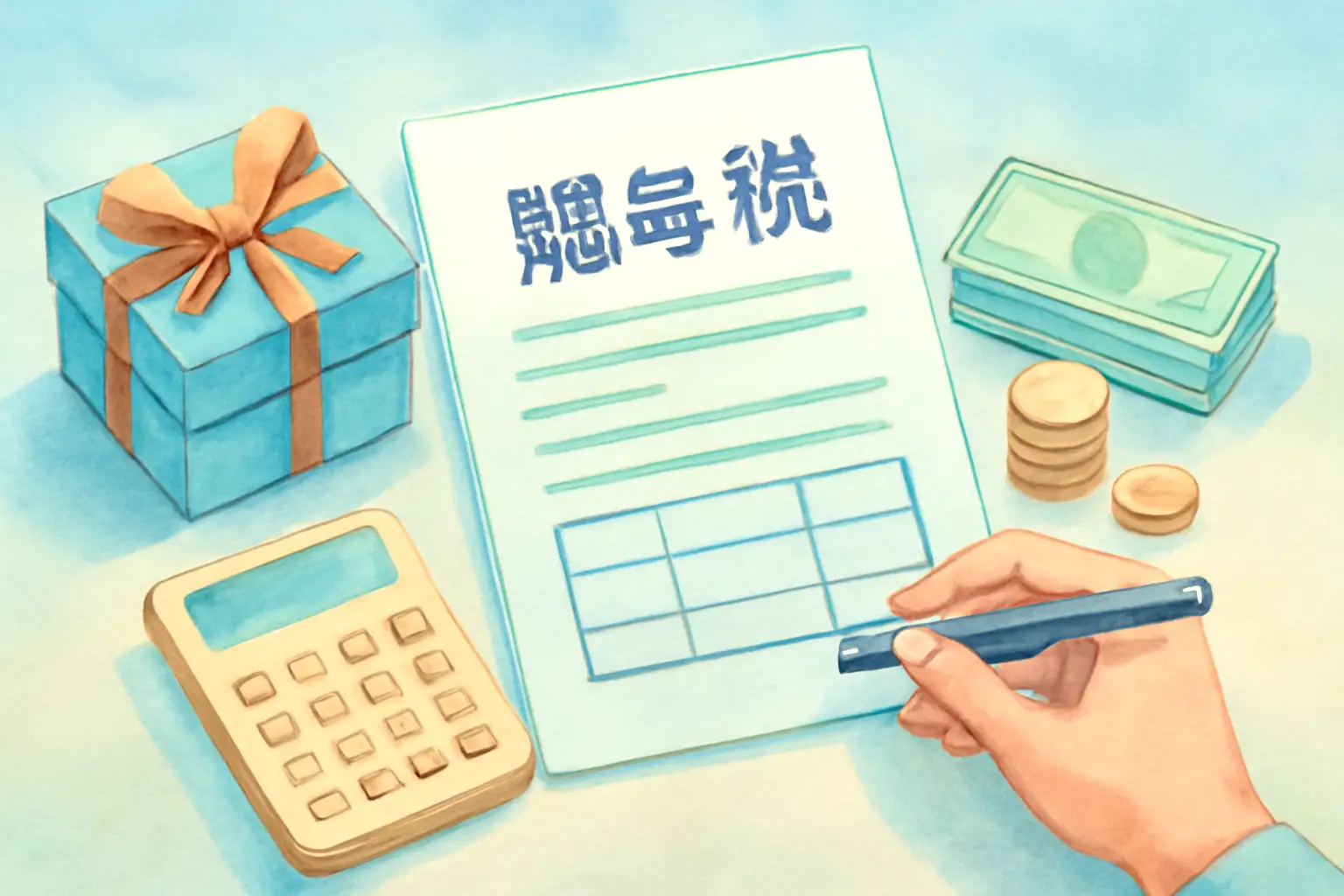 贈与税とは?基本的な仕組みと計算方法をわかりやすく解説